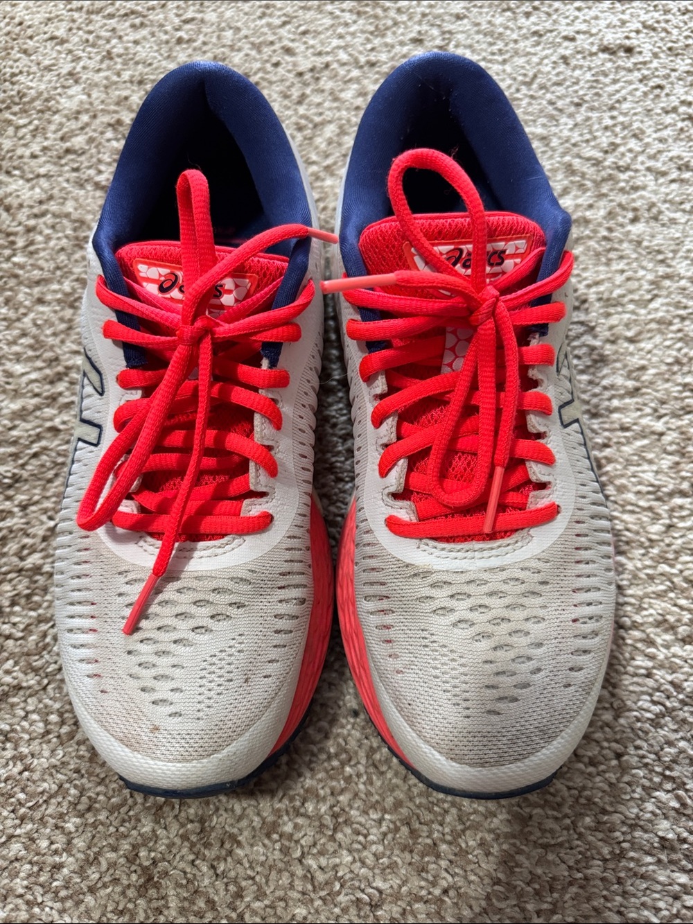 Asics Running Sneakers with Navy Lining.